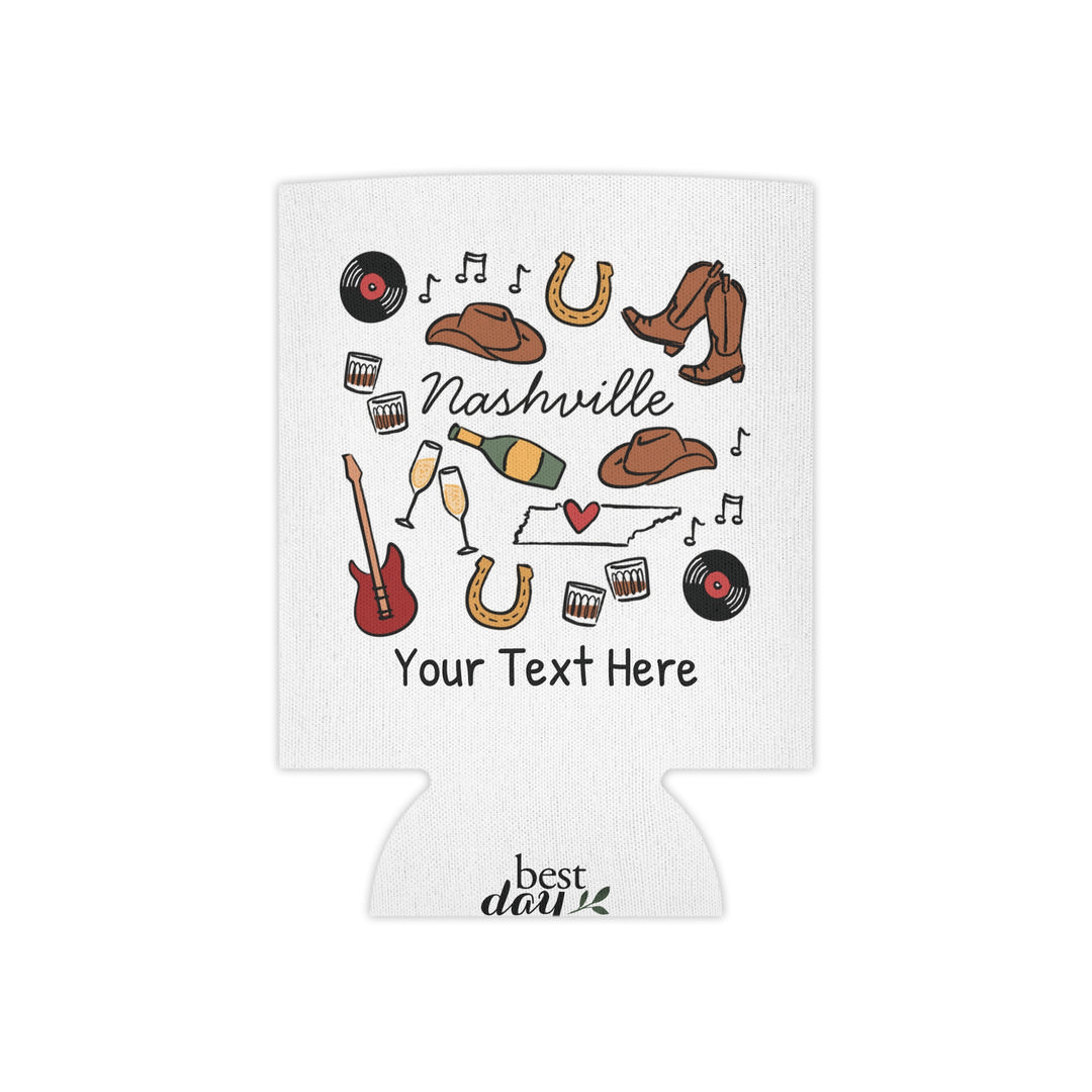 Nashville Can Cooler — Personalized Bachelorette Party Can Cooler
