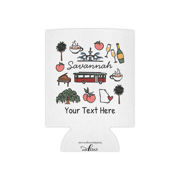 Savannah Can Cooler — Personalized Bachelorette Party Can Cooler