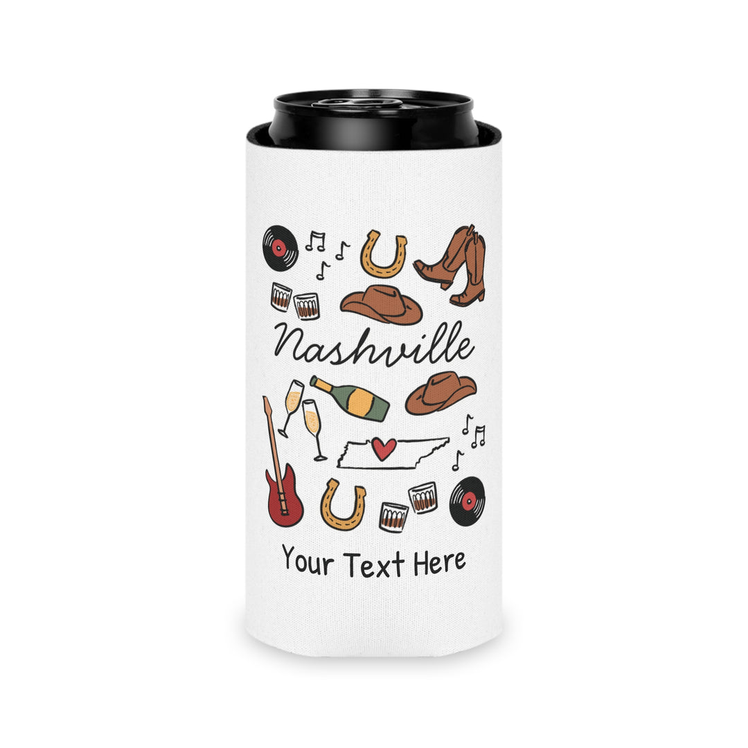 Nashville Can Cooler — Personalized Bachelorette Party Can Cooler