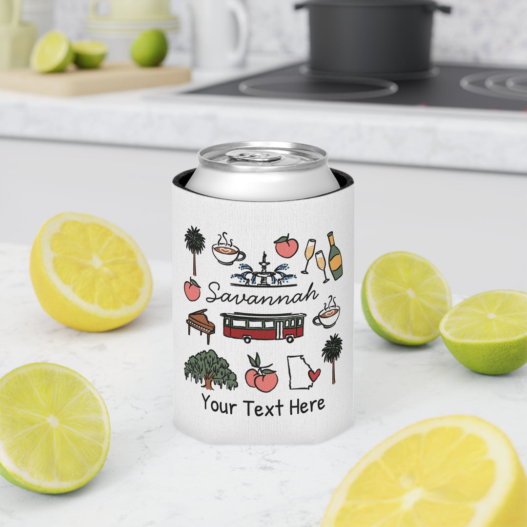 Savannah Can Cooler — Personalized Bachelorette Party Can Cooler