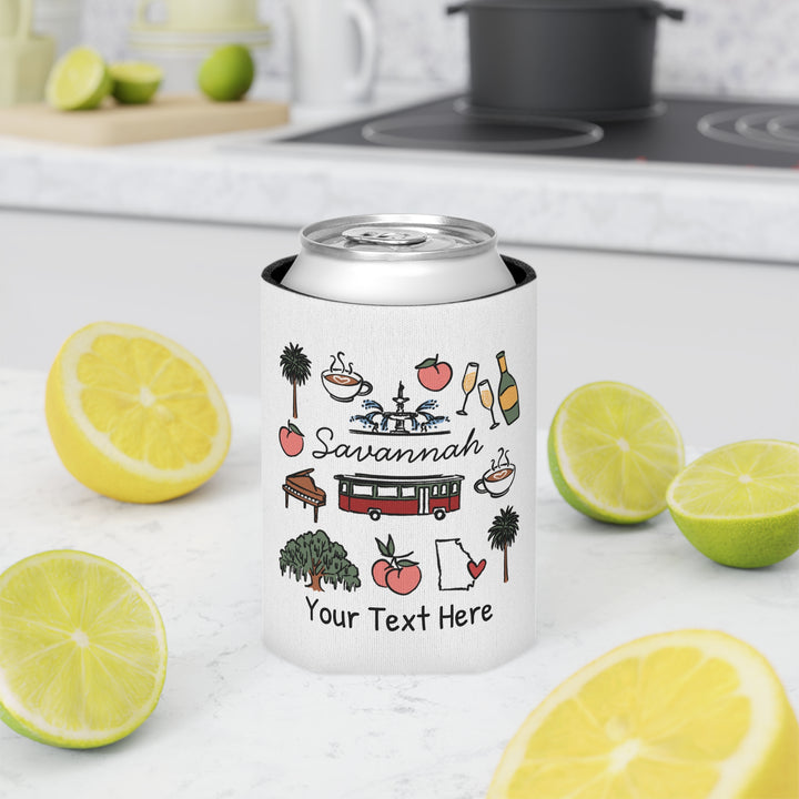 Savannah Can Cooler — Personalized Bachelorette Party Can Cooler