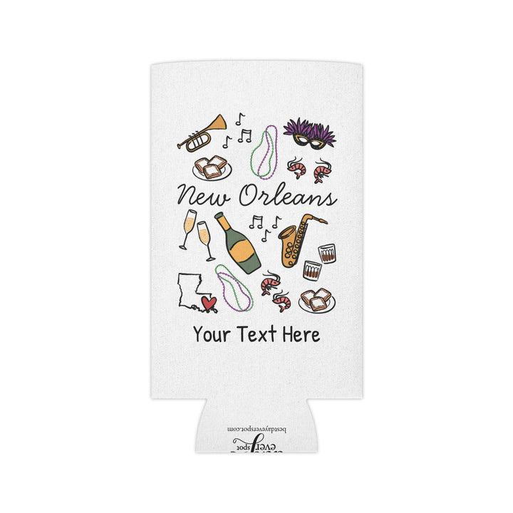 New Orleans Can Cooler — Personalized Bachelorette Party Can Cooler