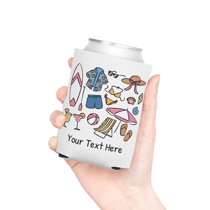 Beach Can Cooler — Personalized Bachelorette Party Can Cooler