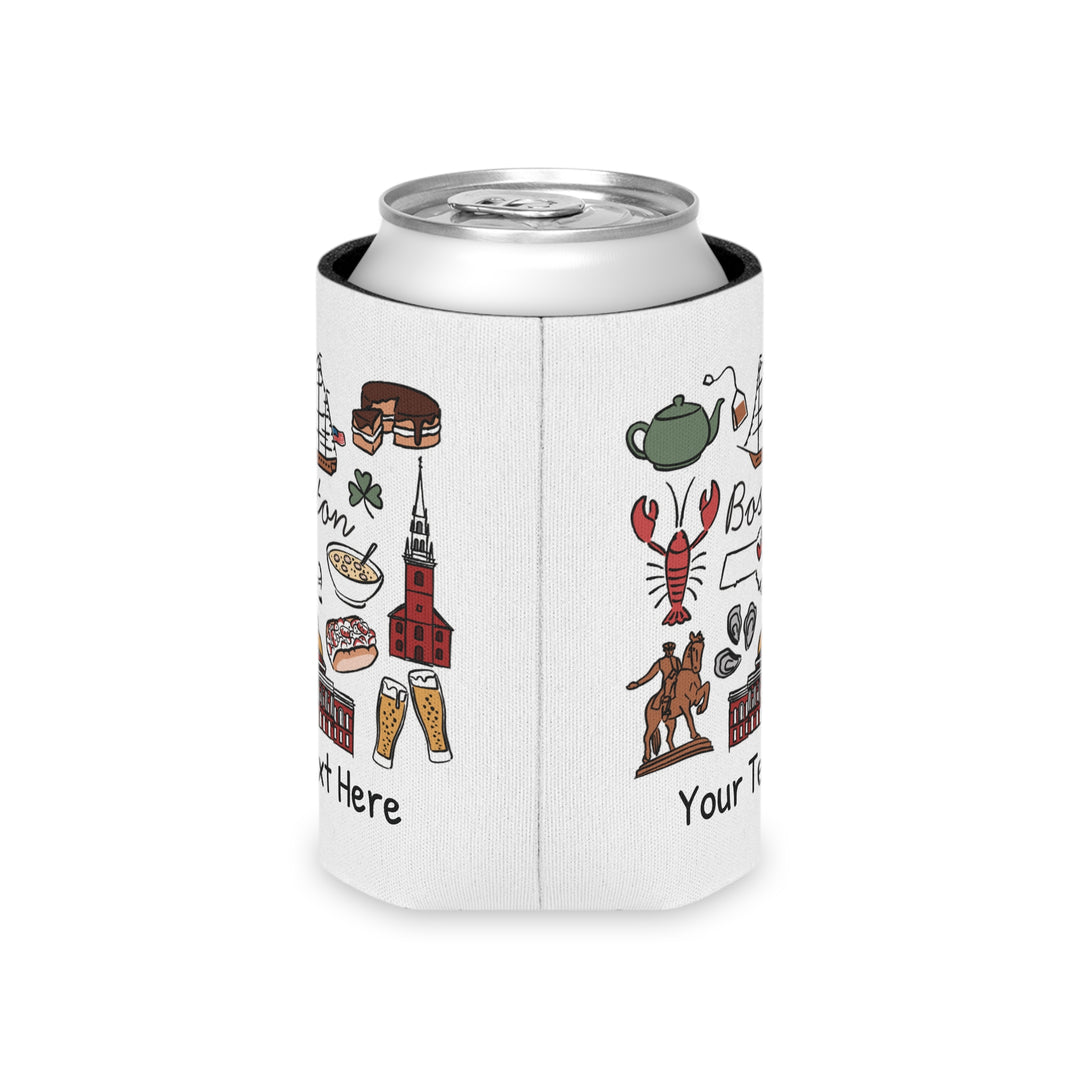 Boston Can Cooler — Personalized Bachelorette Party Can Cooler