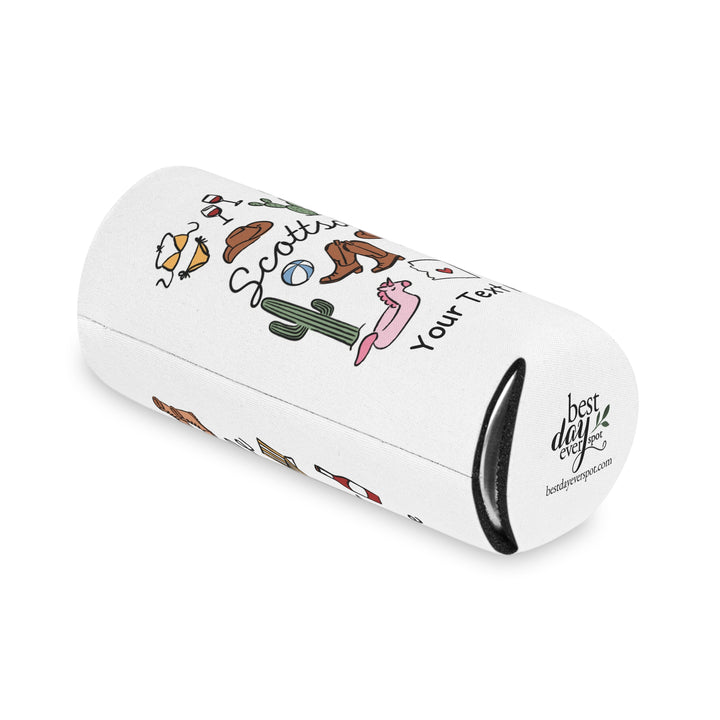 Scottsdale Can Cooler — Personalized Bachelorette Party Can Cooler