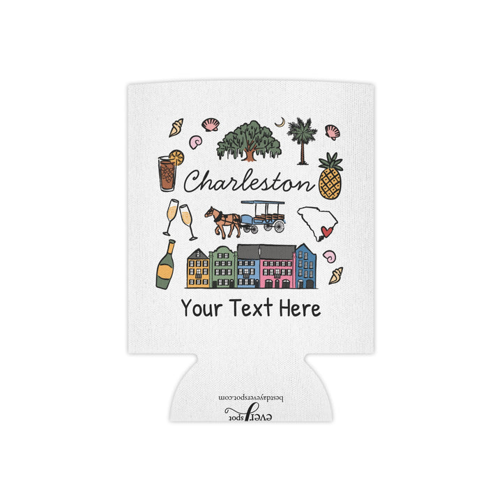 Charleston Can Cooler — Personalized Bachelorette Party Can Cooler