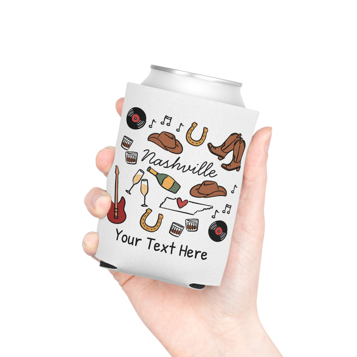 Nashville Can Cooler — Personalized Bachelorette Party Can Cooler