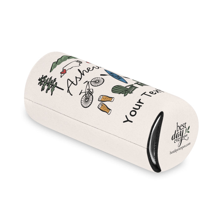 Asheville Can Cooler — Personalized Bachelorette Party Can Cooler