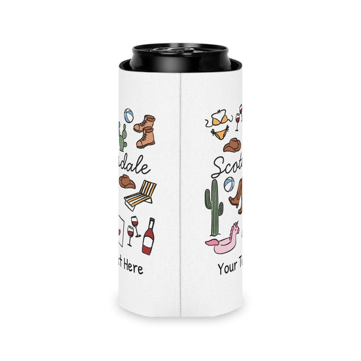 Scottsdale Can Cooler — Personalized Bachelorette Party Can Cooler