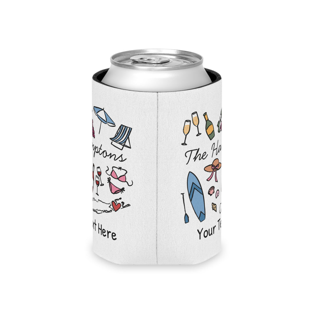 Hamptons Can Cooler — Personalized Bachelorette Party Can Cooler