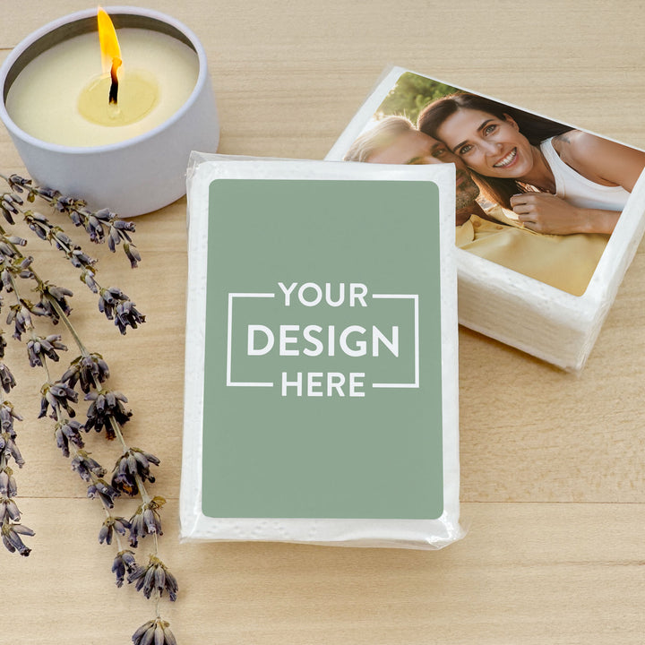 Custom Wedding Logo Tissues, Personalized Pocket Size Packs of Tissues