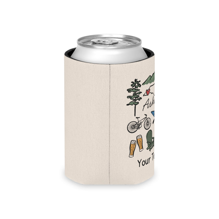 Asheville Can Cooler — Personalized Bachelorette Party Can Cooler