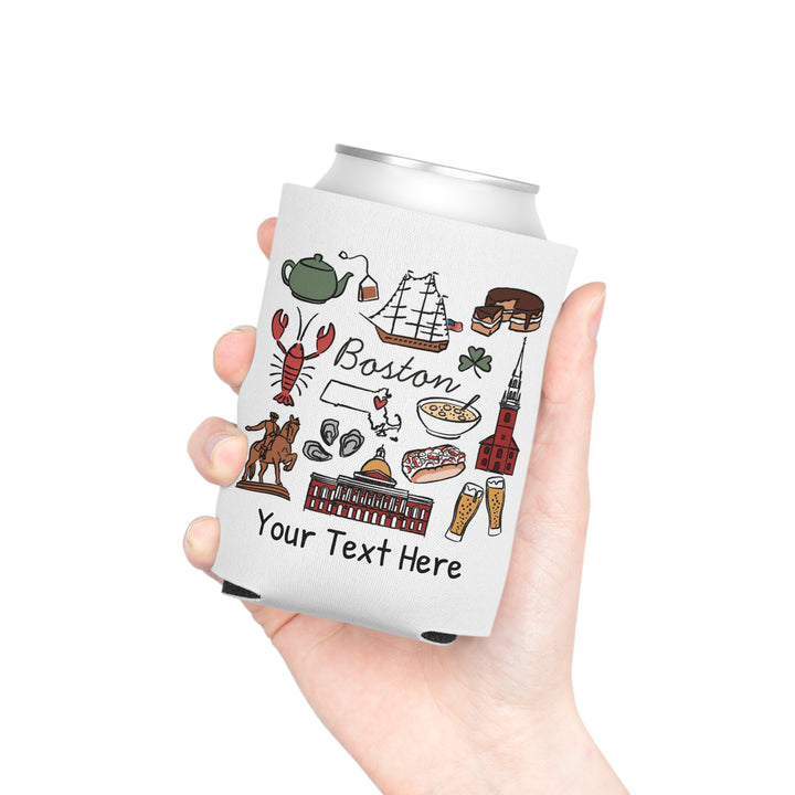 Boston Can Cooler — Personalized Bachelorette Party Can Cooler