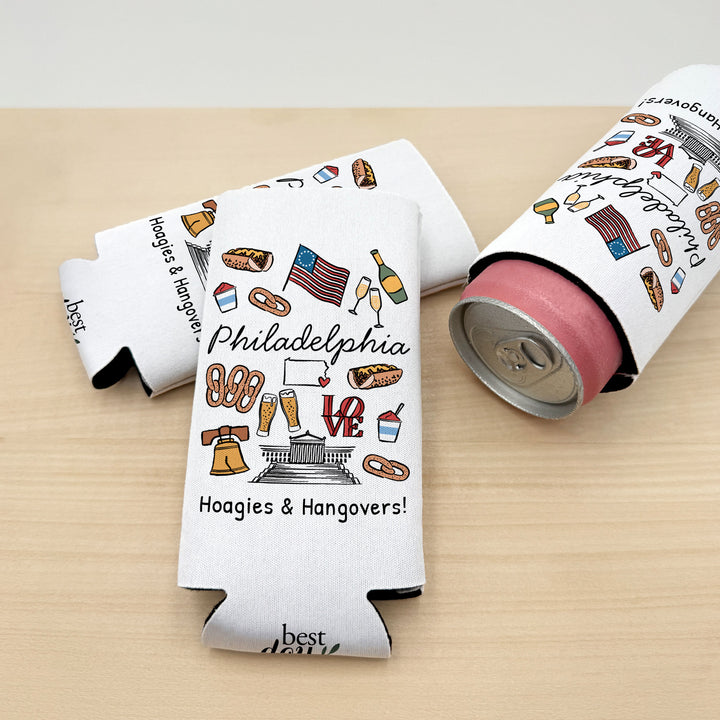Philadelphia Can Cooler — Personalized Bachelorette Party Can Cooler