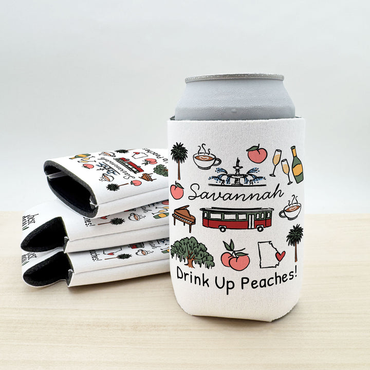 Savannah Can Cooler — Personalized Bachelorette Party Can Cooler