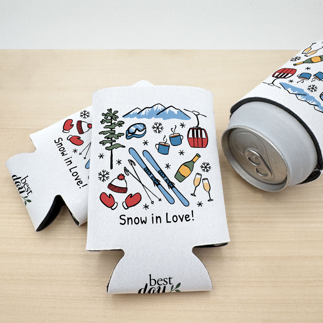 Ski Can Cooler — Personalized Bachelorette Party Can Cooler