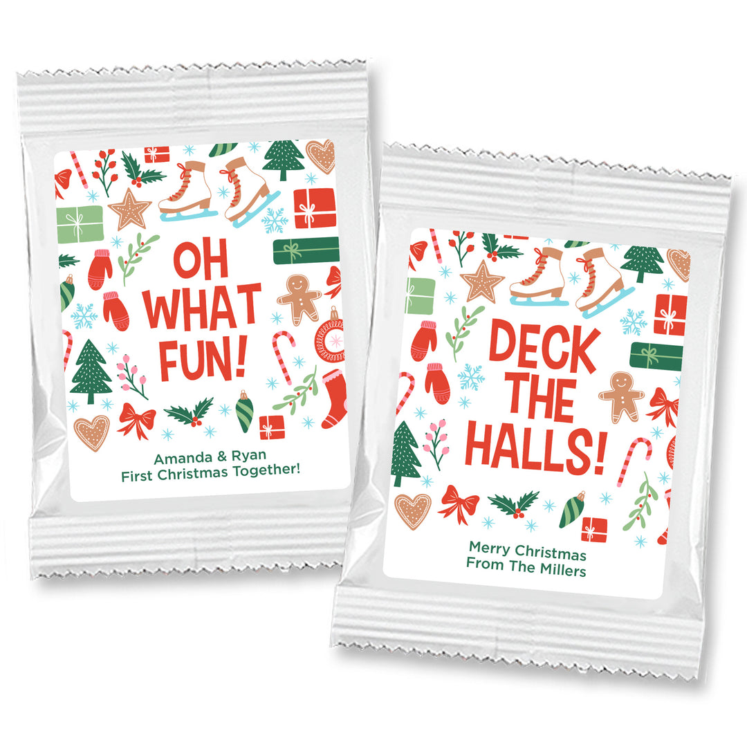 Christmas Margarita Party Favors for Guests, Christmas Pattern