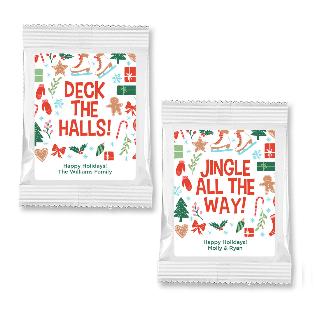 Christmas Margarita Party Favors for Guests, Christmas Pattern