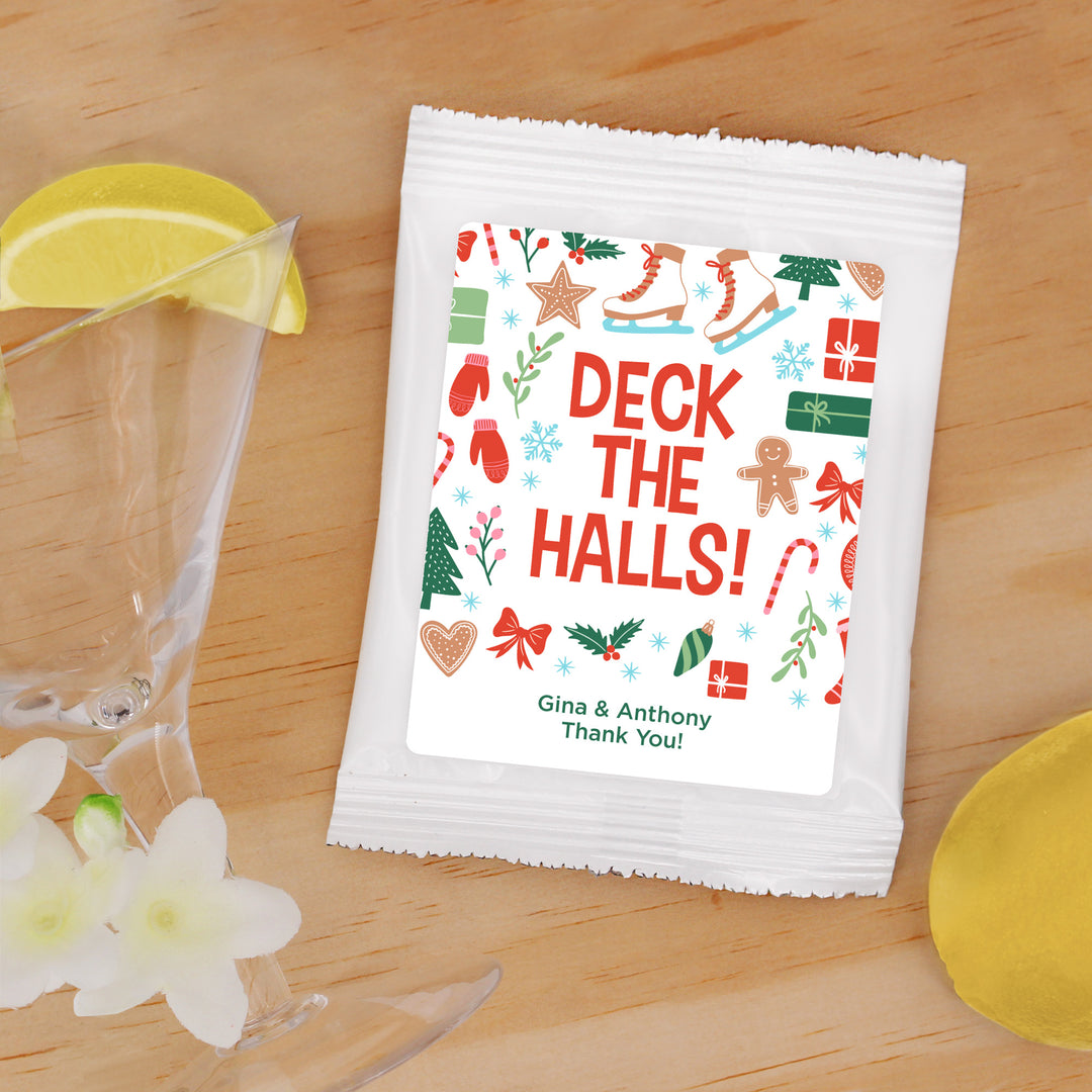 Christmas Margarita Party Favors for Guests, Christmas Pattern