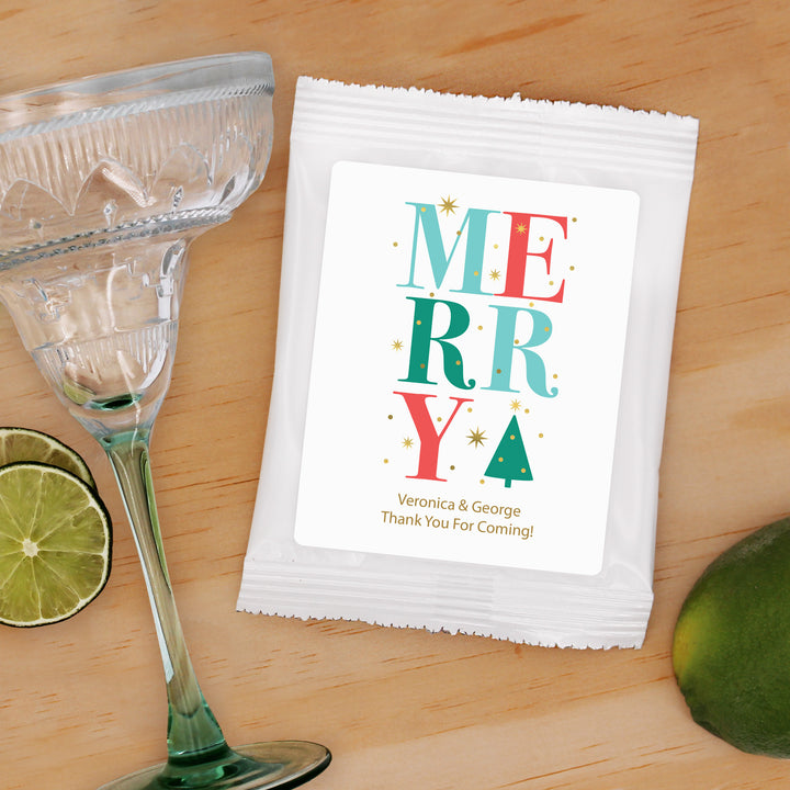 Christmas Margarita Party Favors for Guests, Christmas Sparkle