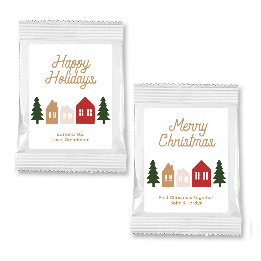 Christmas Margarita Party Favors for Guests, Christmas Village