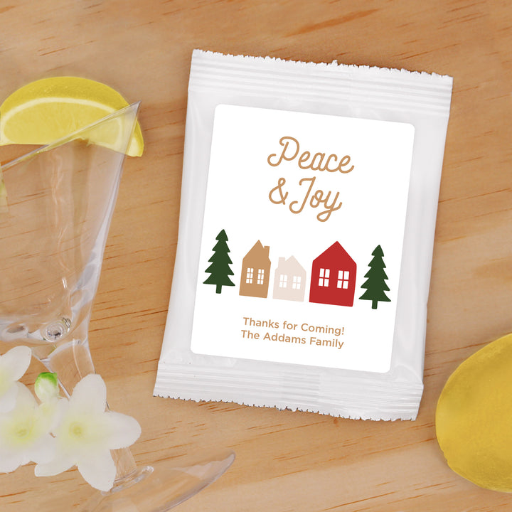 Christmas Margarita Party Favors for Guests, Christmas Village