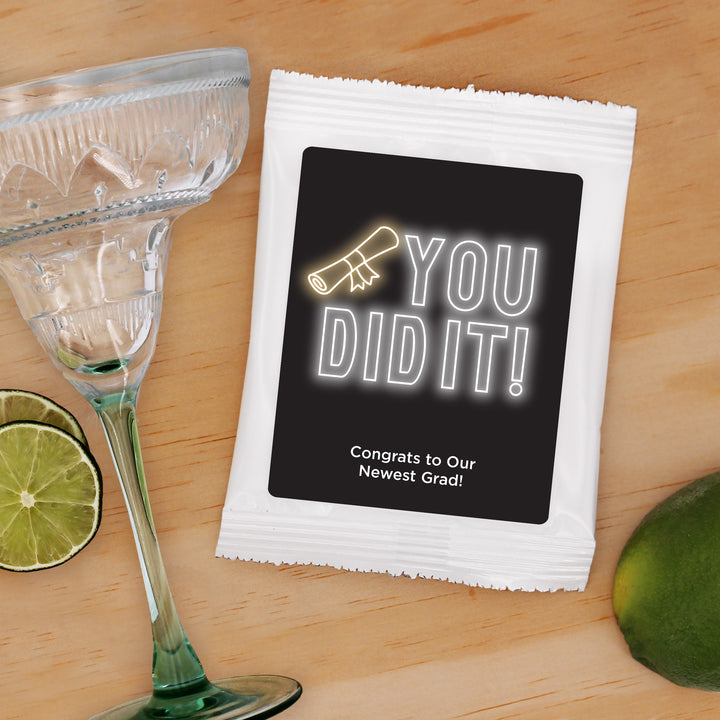 Margarita Graduation Favors, Neon Disco Grad