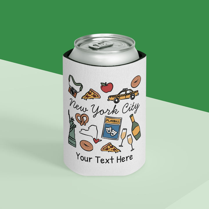 New York City Can Cooler — Personalized Bachelorette Party Can Cooler