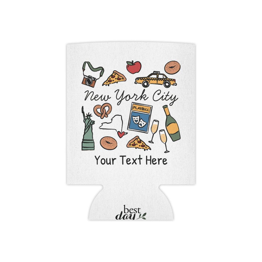 New York City Can Cooler — Personalized Bachelorette Party Can Cooler