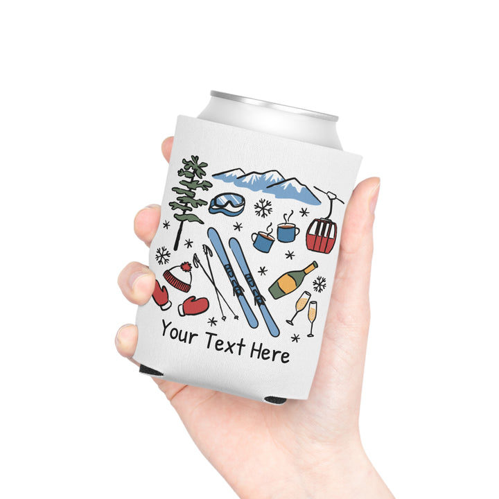 Ski Can Cooler — Personalized Bachelorette Party Can Cooler