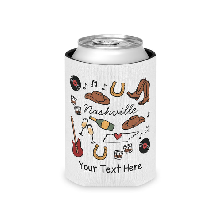 Nashville Can Cooler — Personalized Bachelorette Party Can Cooler