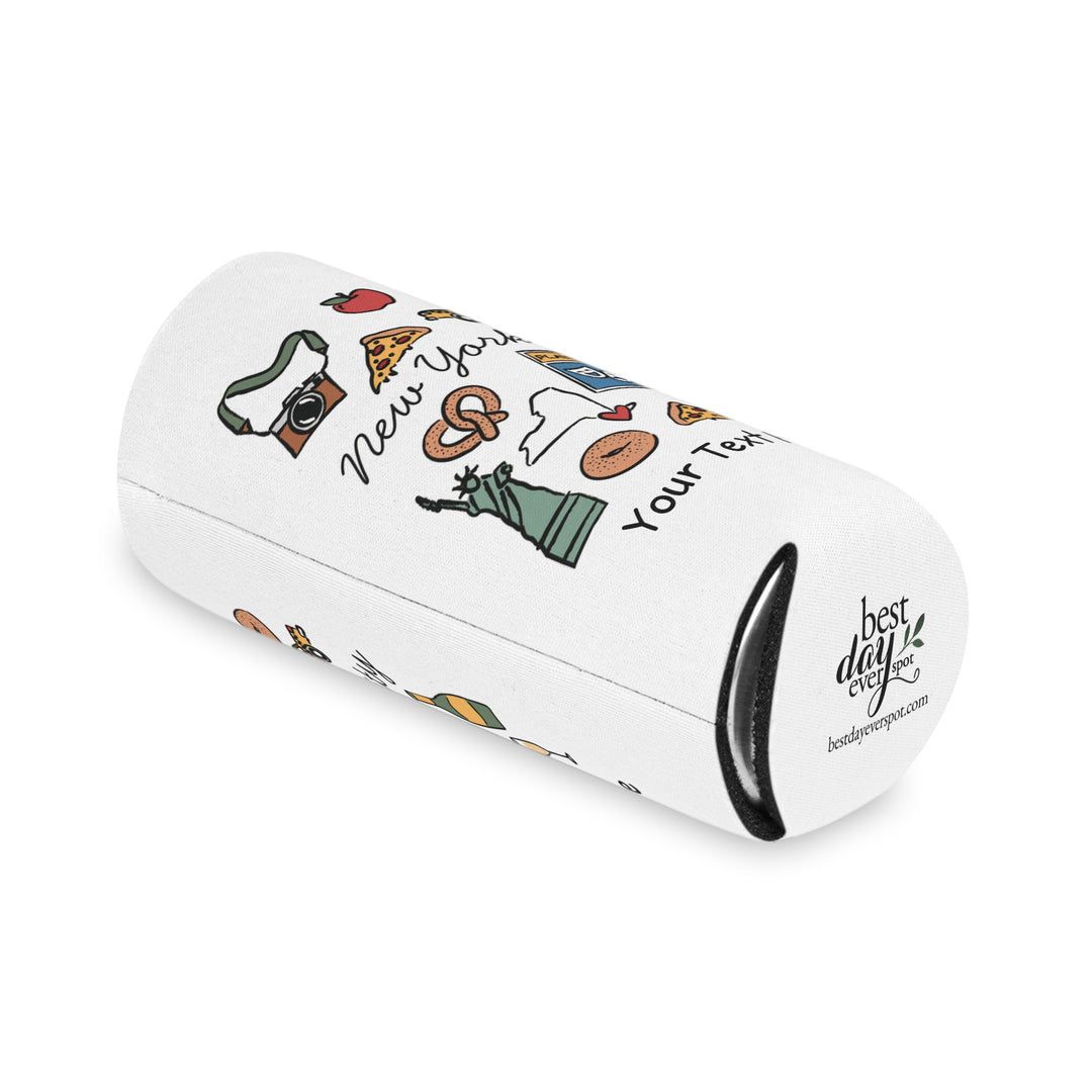 New York City Can Cooler — Personalized Bachelorette Party Can Cooler
