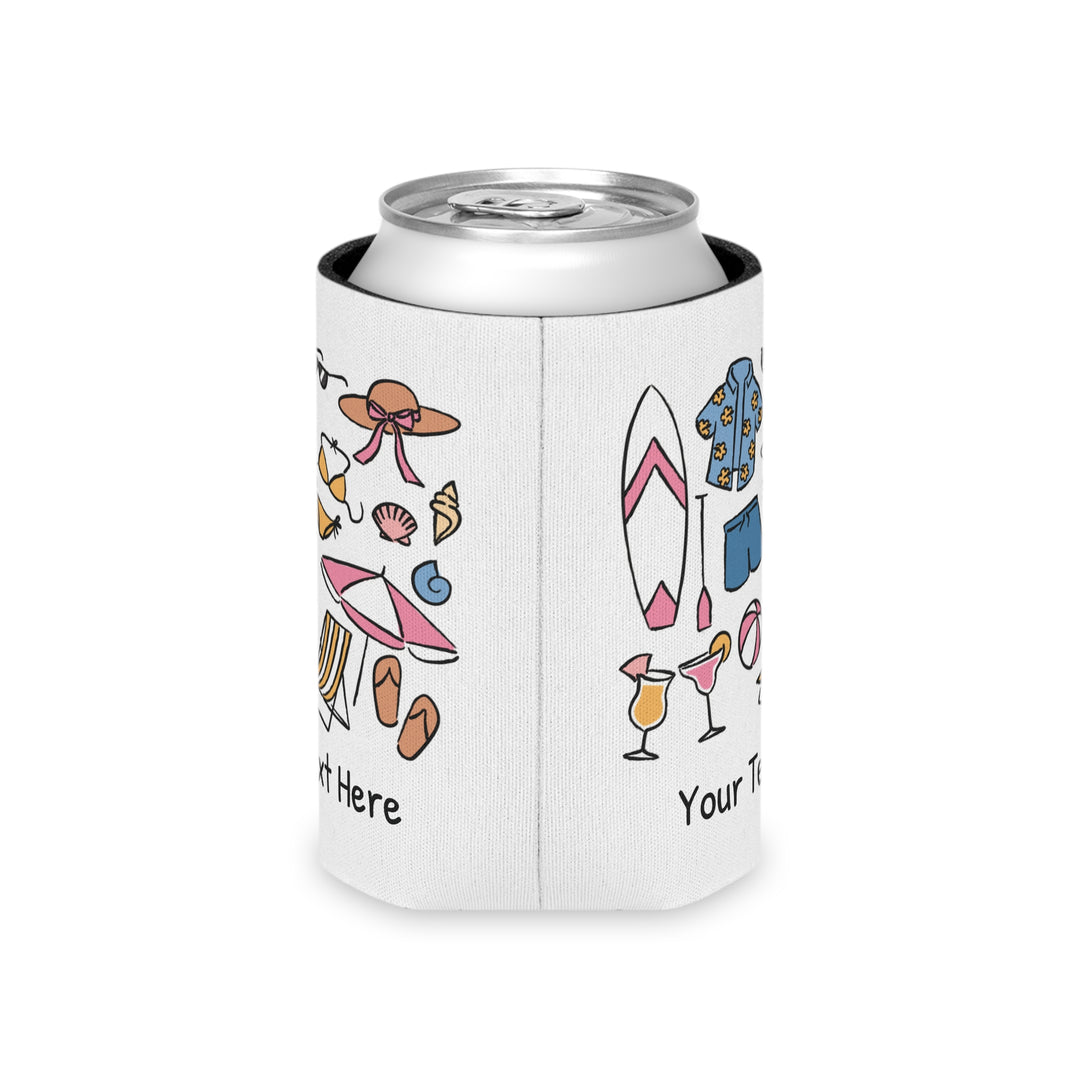 Beach Can Cooler — Personalized Bachelorette Party Can Cooler