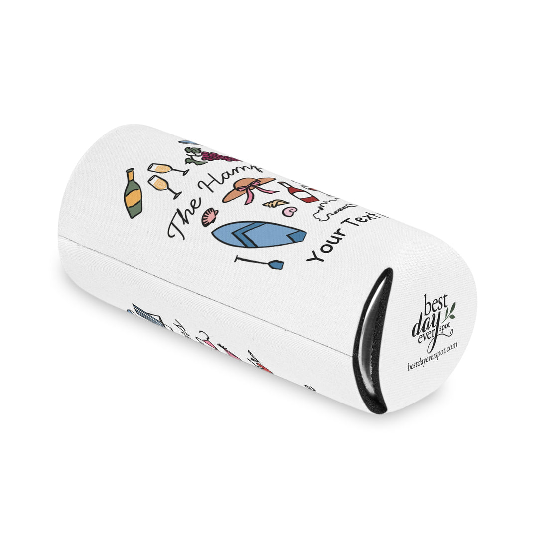 Hamptons Can Cooler — Personalized Bachelorette Party Can Cooler