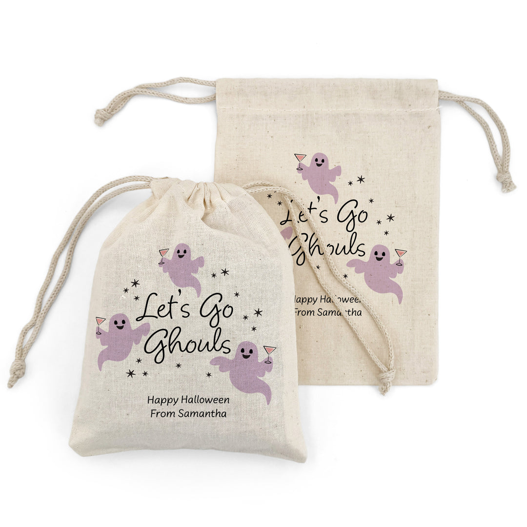 Halloween Bachelorette Bags, Custom Halloween Hangover Kit, Let&