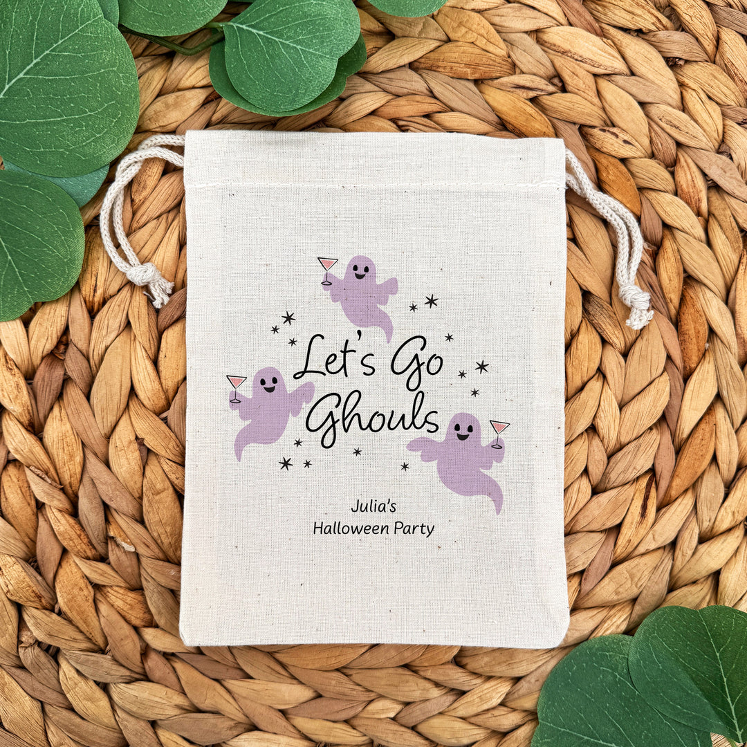 Halloween Bachelorette Bags, Custom Halloween Hangover Kit, Let&
