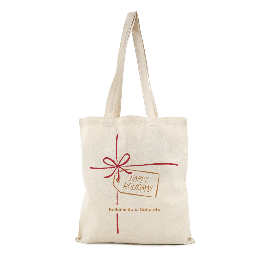 Holiday Gift Tag, Tote Bag