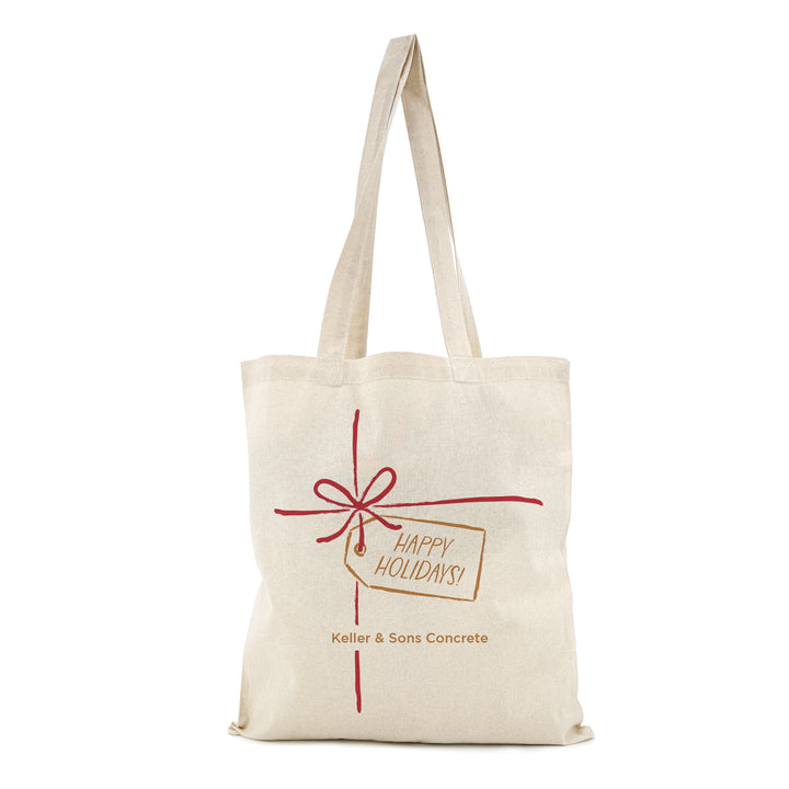 Holiday Gift Tag, Tote Bag