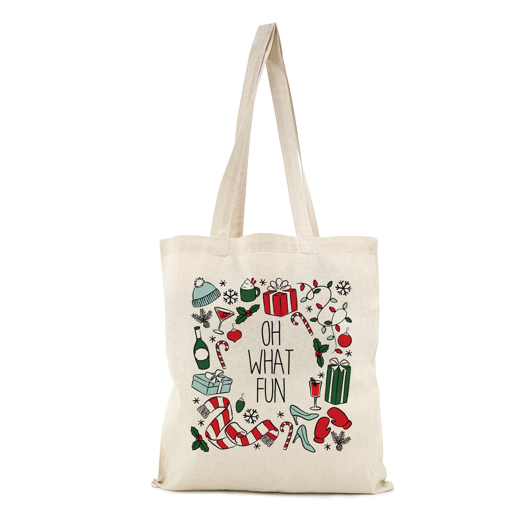Holiday Shopping Doodle, Tote Bag