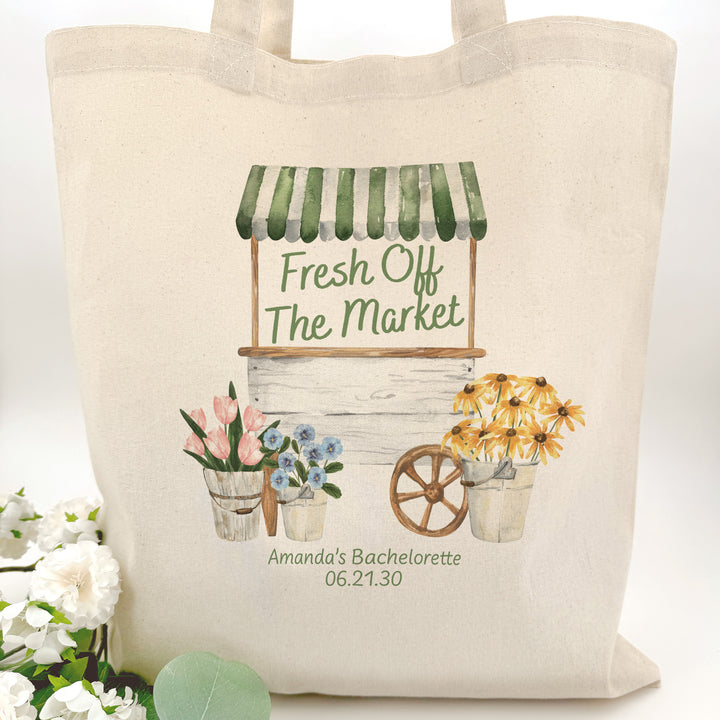 Fresh Off the Market, Bridal Shower Favors, Tote Bags