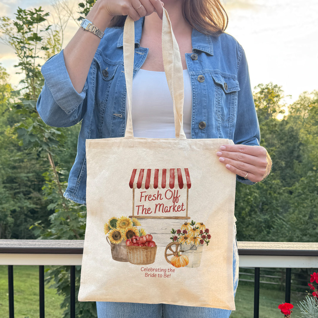 Fall Fresh Off the Market, Bridal Shower Favors, Tote Bags