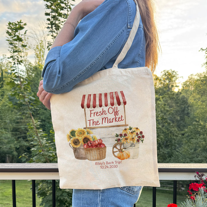 Fall Fresh Off the Market, Bridal Shower Favors, Tote Bags