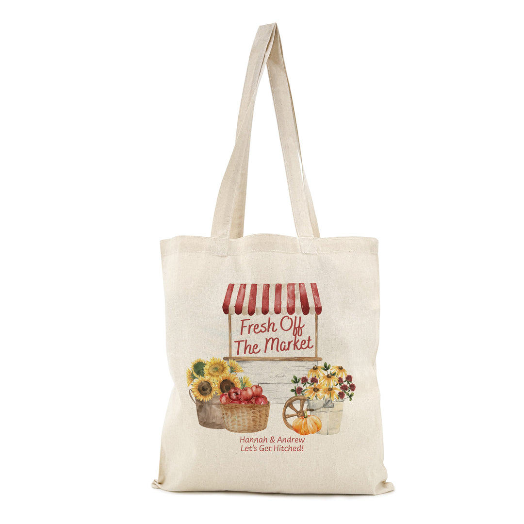 Fall Fresh Off the Market, Bridal Shower Favors, Tote Bags