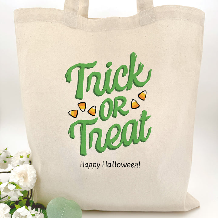 Custom Tote Bags, Custom Trick or Treat Bags, Halloween Candy Totes, Spooky Season Tote Bags