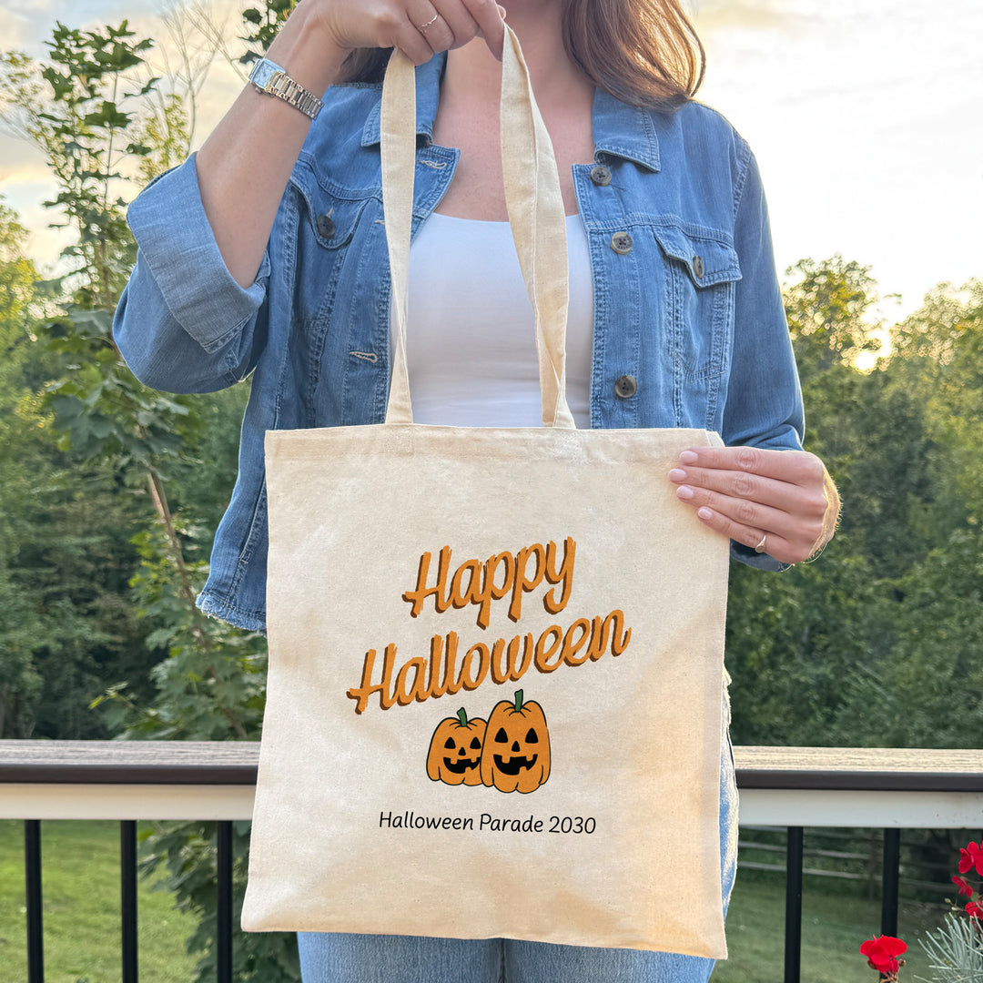 Custom Tote Bags, Custom Trick or Treat Bags, Halloween Candy Totes, Spooky Season Tote Bags