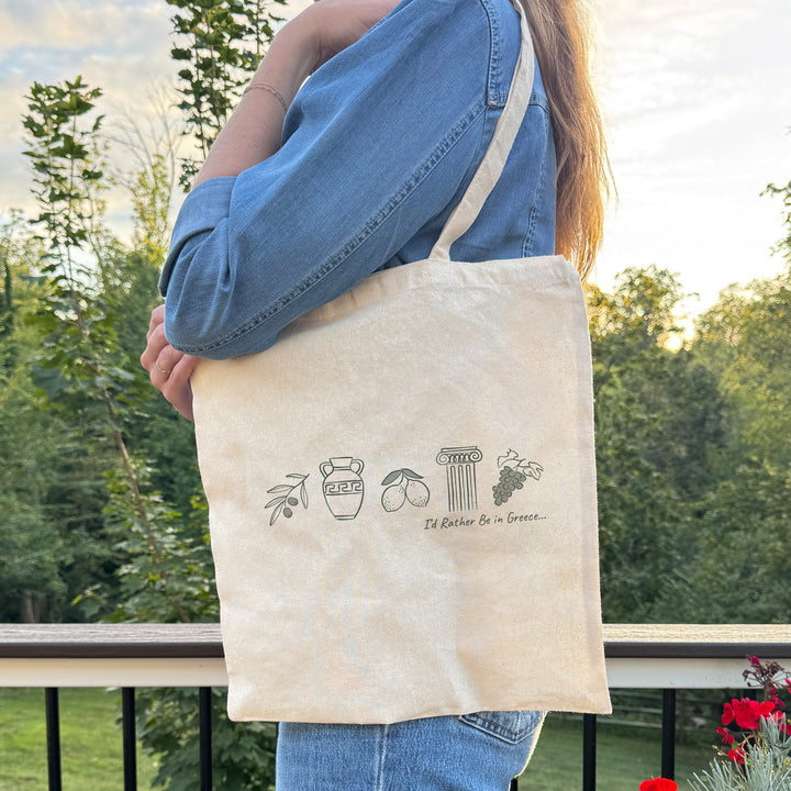 Greece Bachelorette Totes, Destination Welcome Wedding Bags, Santorini Family Trip