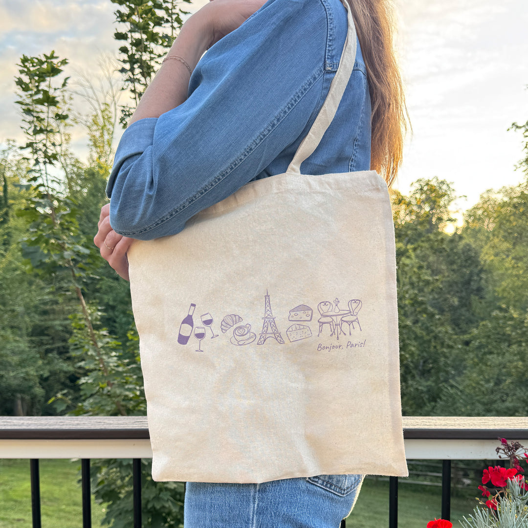 Paris Bachelorette Totes, Destination Welcome Wedding Bags, Paris Girls Trip