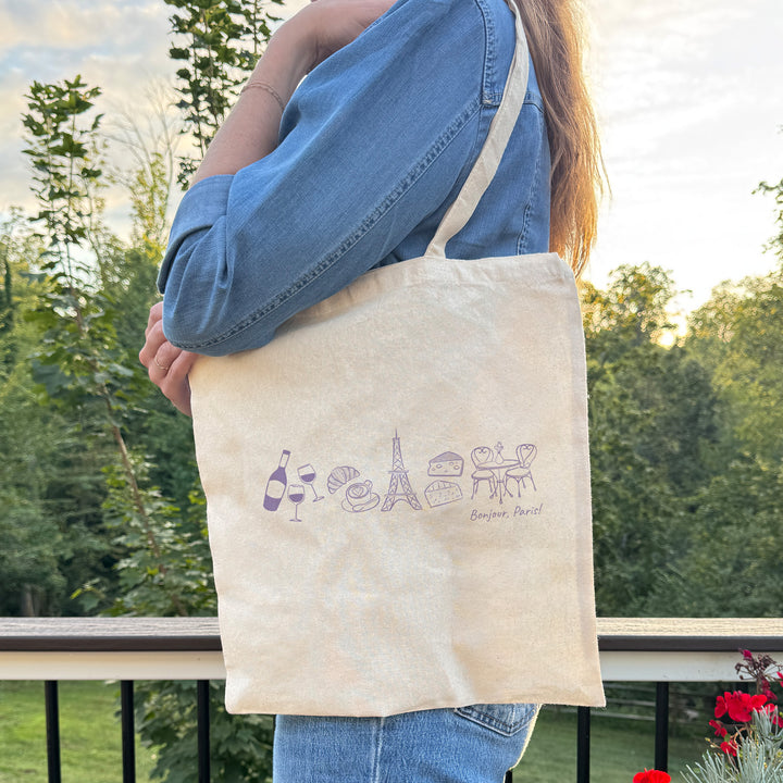 Paris Bachelorette Totes, Destination Welcome Wedding Bags, Paris Girls Trip