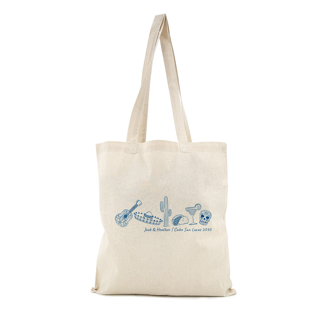 Mexico Bachelorette Totes, Destination Welcome Wedding Bags, Cancun Girls Trip