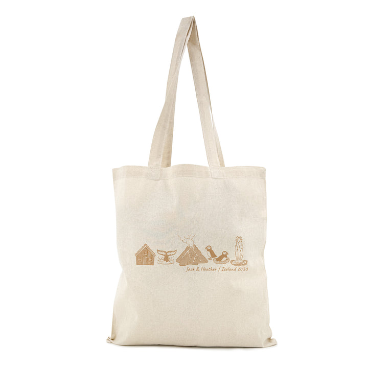Iceland Tote Bag, Blue Lagoon Bachelorette Gift, Family Vacation Souvenir